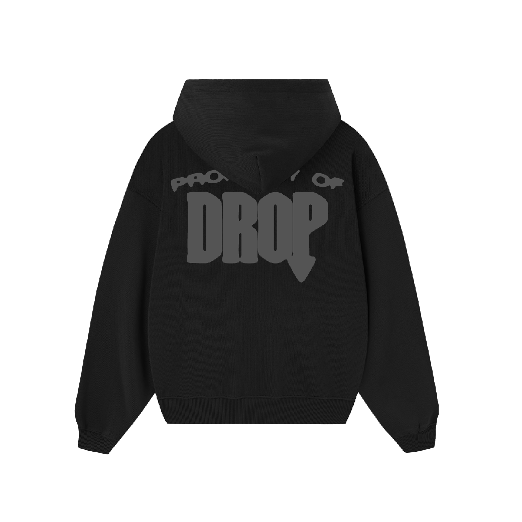 Property of Drop Black Hoodie