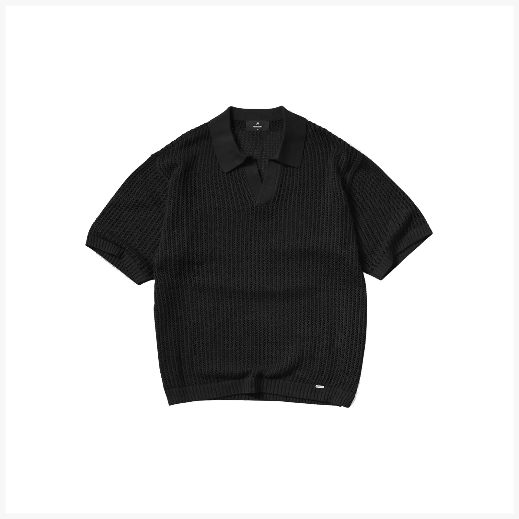 Represent Beverly Knit Polo Jet Black