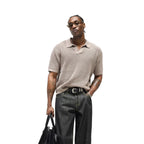 Represent Beverly Knit Polo Vintage Khaki