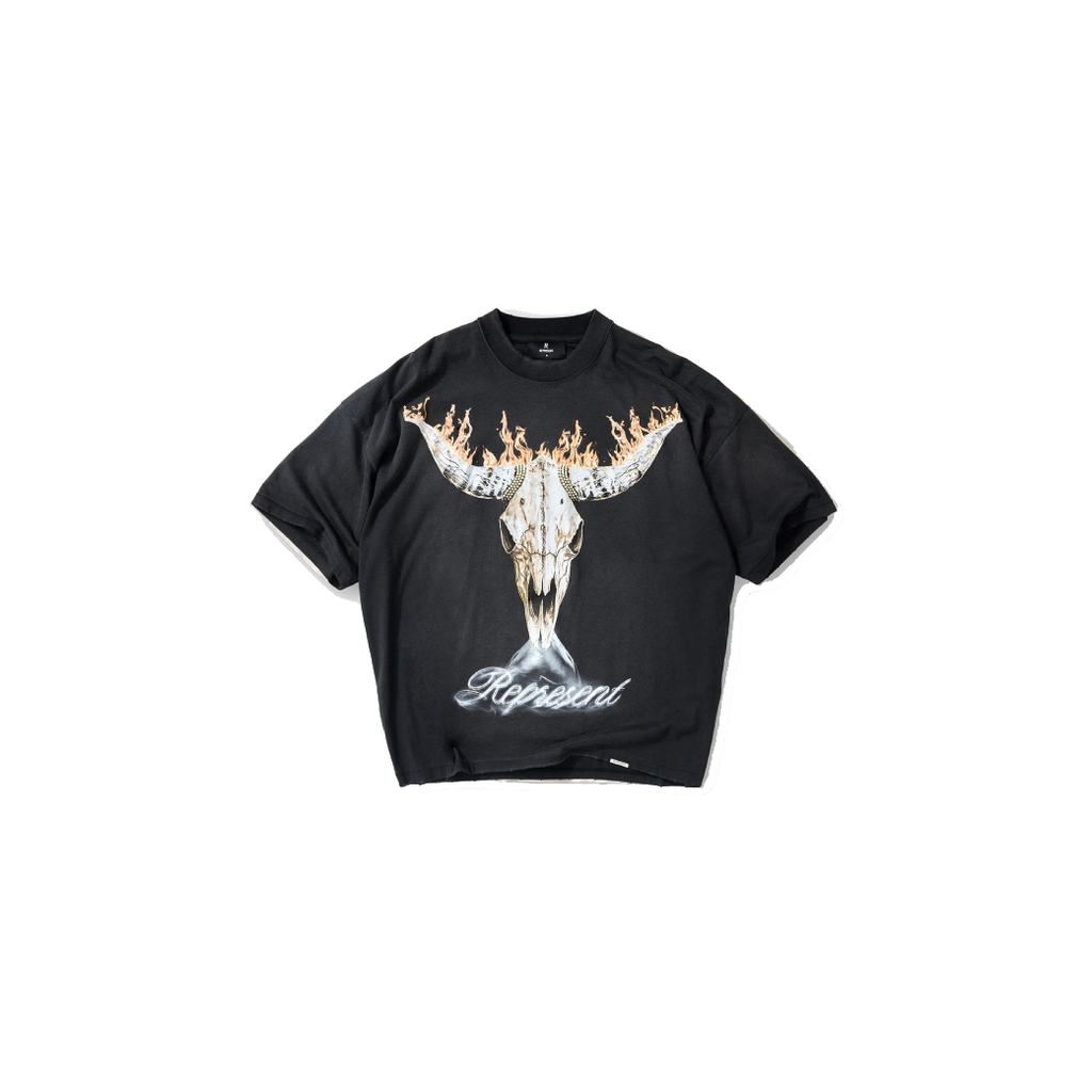Represent British Cowboys T-Shirt Stained Black