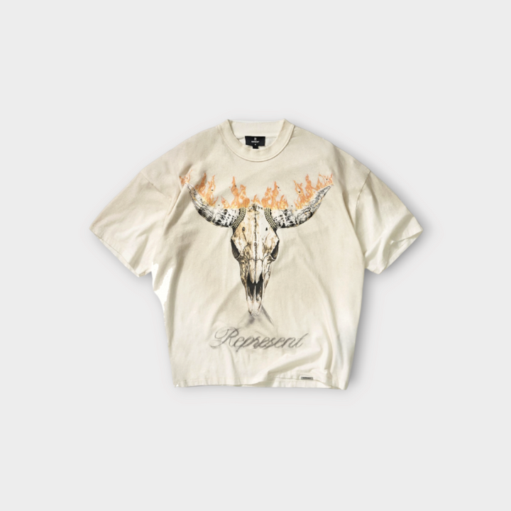 Represent British Cowboys Tee Washed Ecru