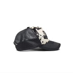 Represent Cow Hide Print Cap Flat White / Jet Black