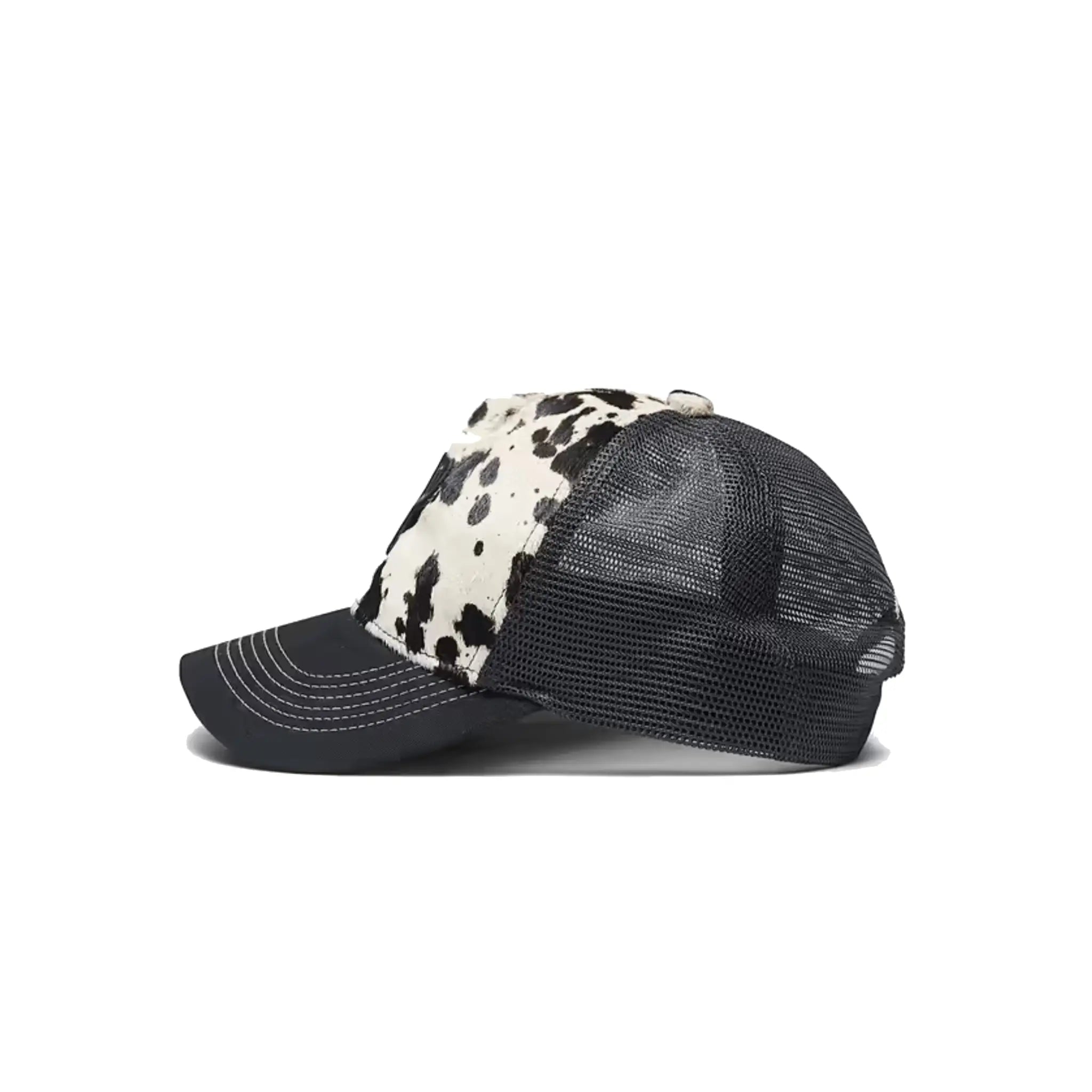 Represent Cow Hide Print Cap Flat White / Jet Black