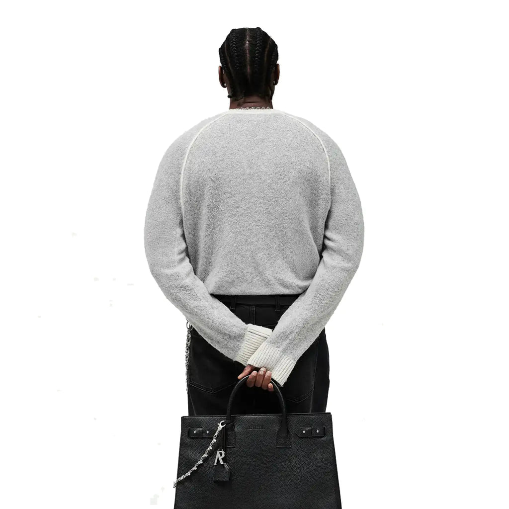 Represent Laurel Knit Sweatshirt Sun Fade Grey