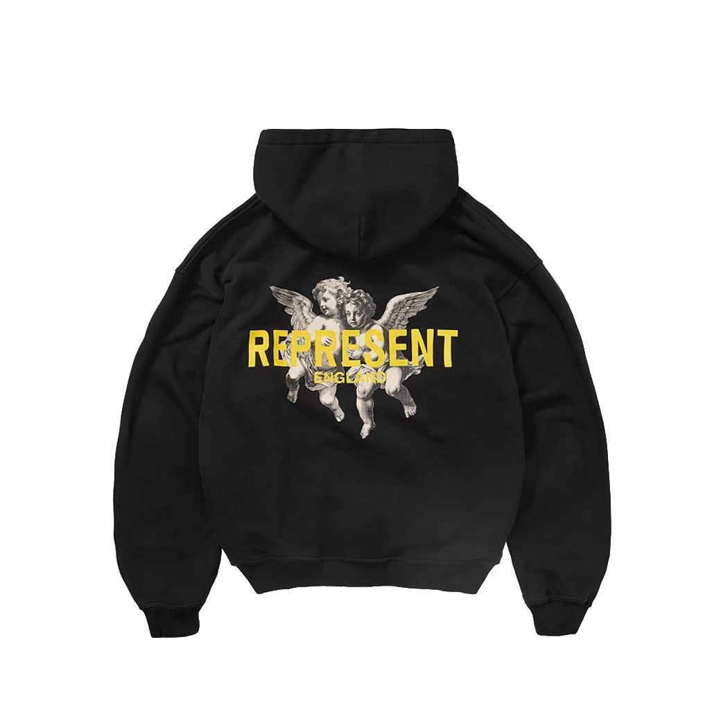 Represent Legacy Cherubs Hoodie Jet Black