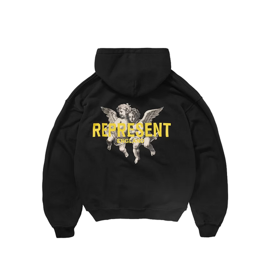 Represent Legacy Cherubs Hoodie Jet Black