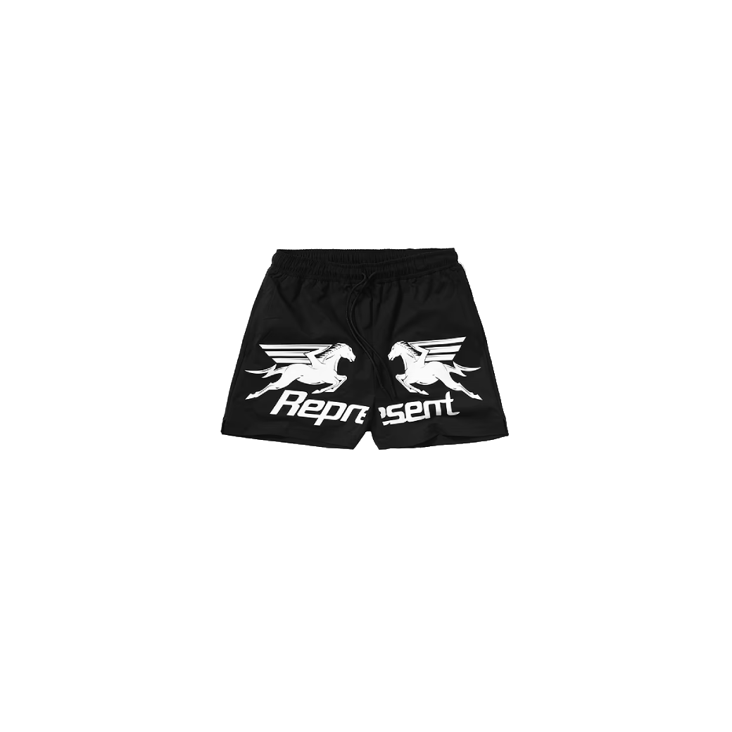Represent Nothing Faster Swim Short Jet Black