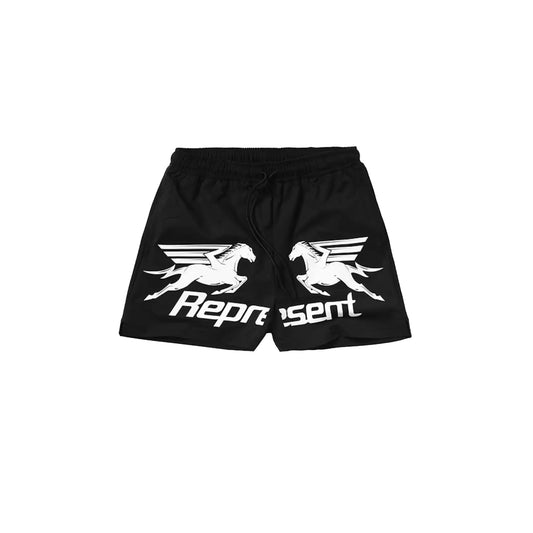 Represent Nothing Faster Swim Short Jet Black