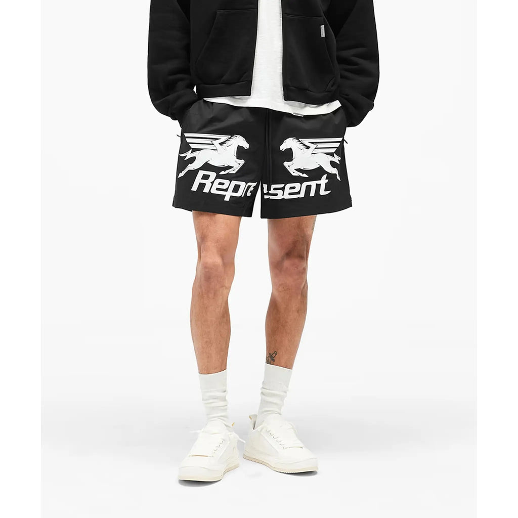 Represent Nothing Faster Swim Short Jet Black