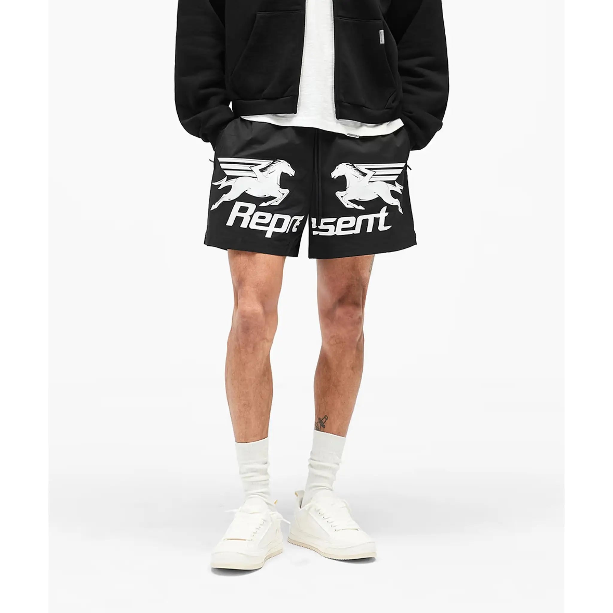 Represent Nothing Faster Swim Short Jet Black