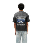Represent Nothing Faster T-Shirt Stained Black