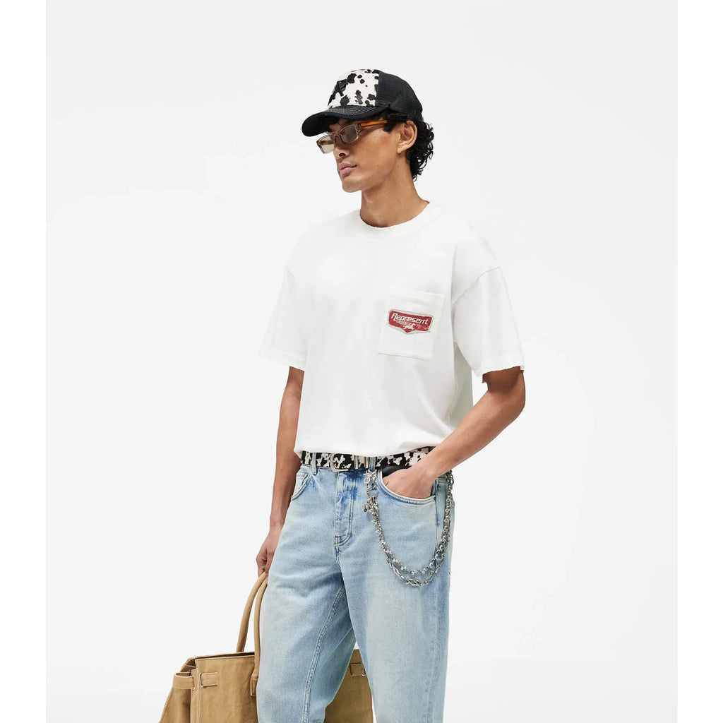 Represent Nothing Faster T-Shirt Flat White