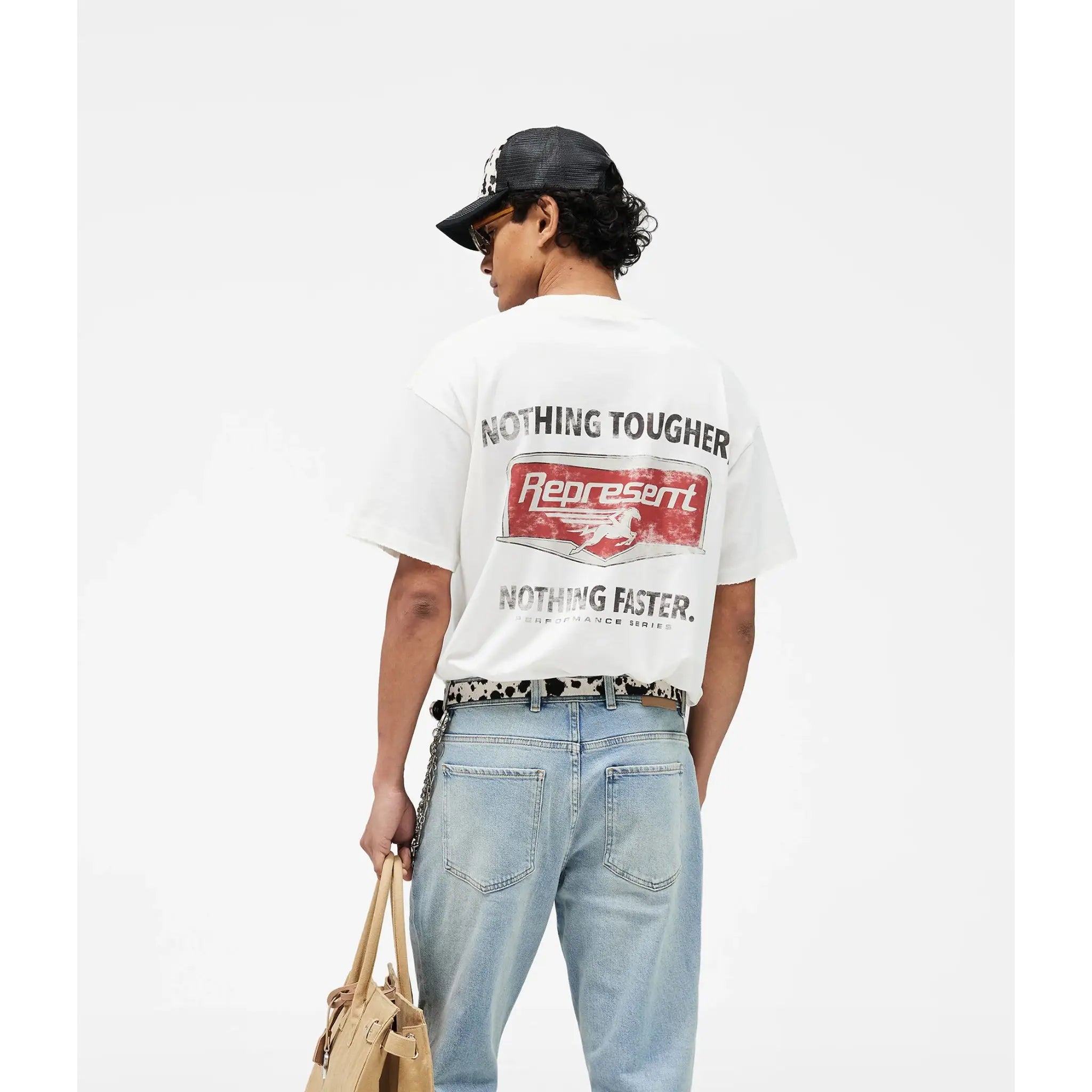 Represent Nothing Faster T-Shirt Flat White