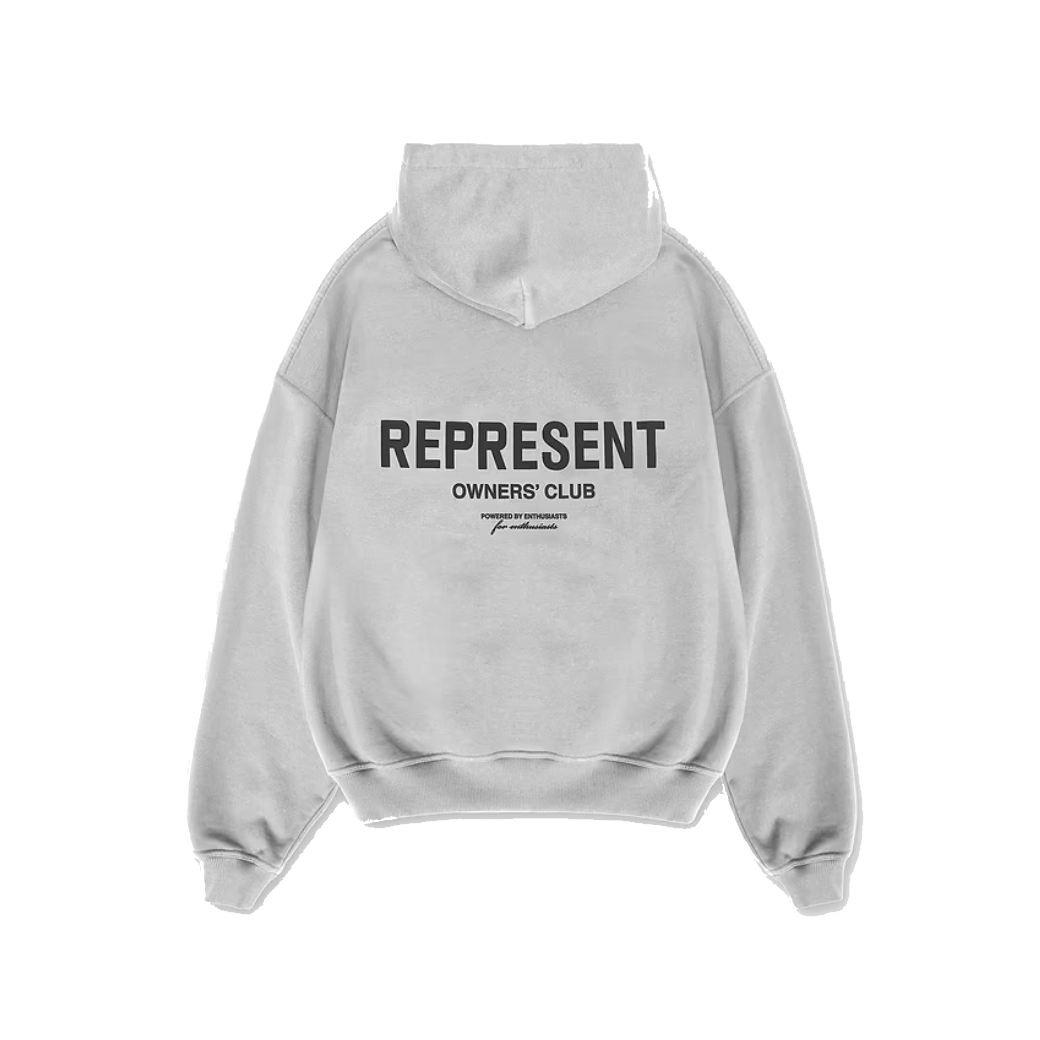 Represent Owners Club Ash Grey Hoodie