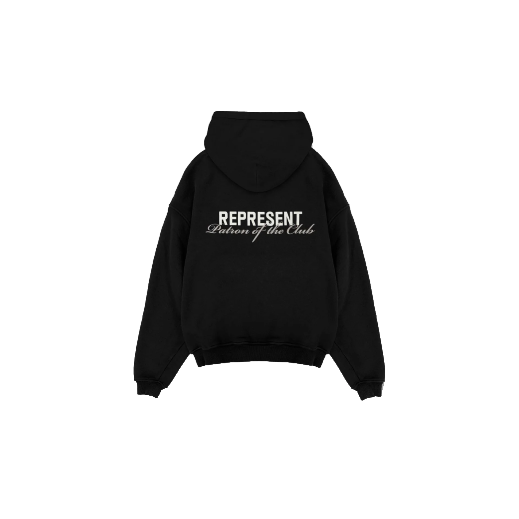 Represent Patron Of The Club Hoodie Black