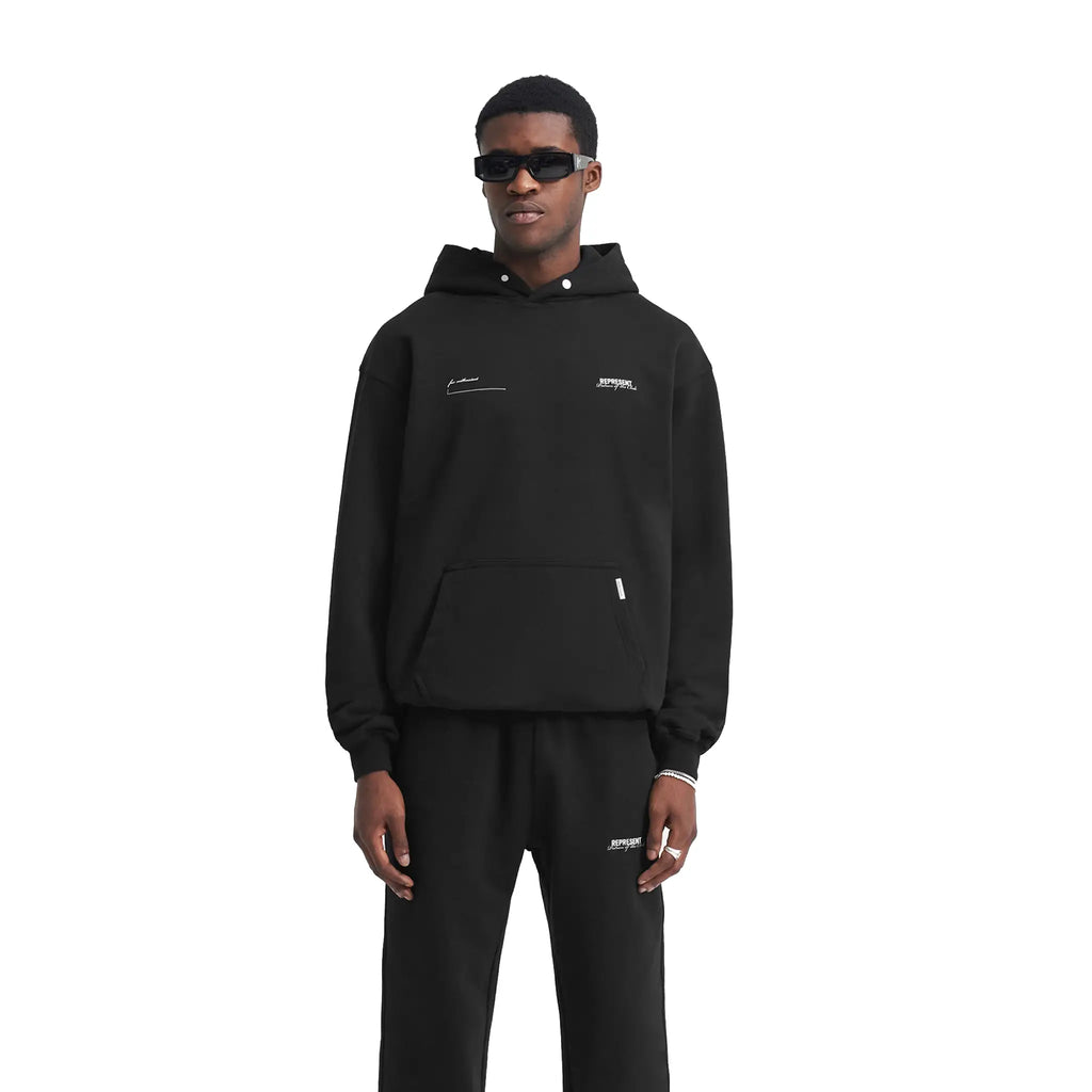 Represent Patron Of The Club Hoodie Black