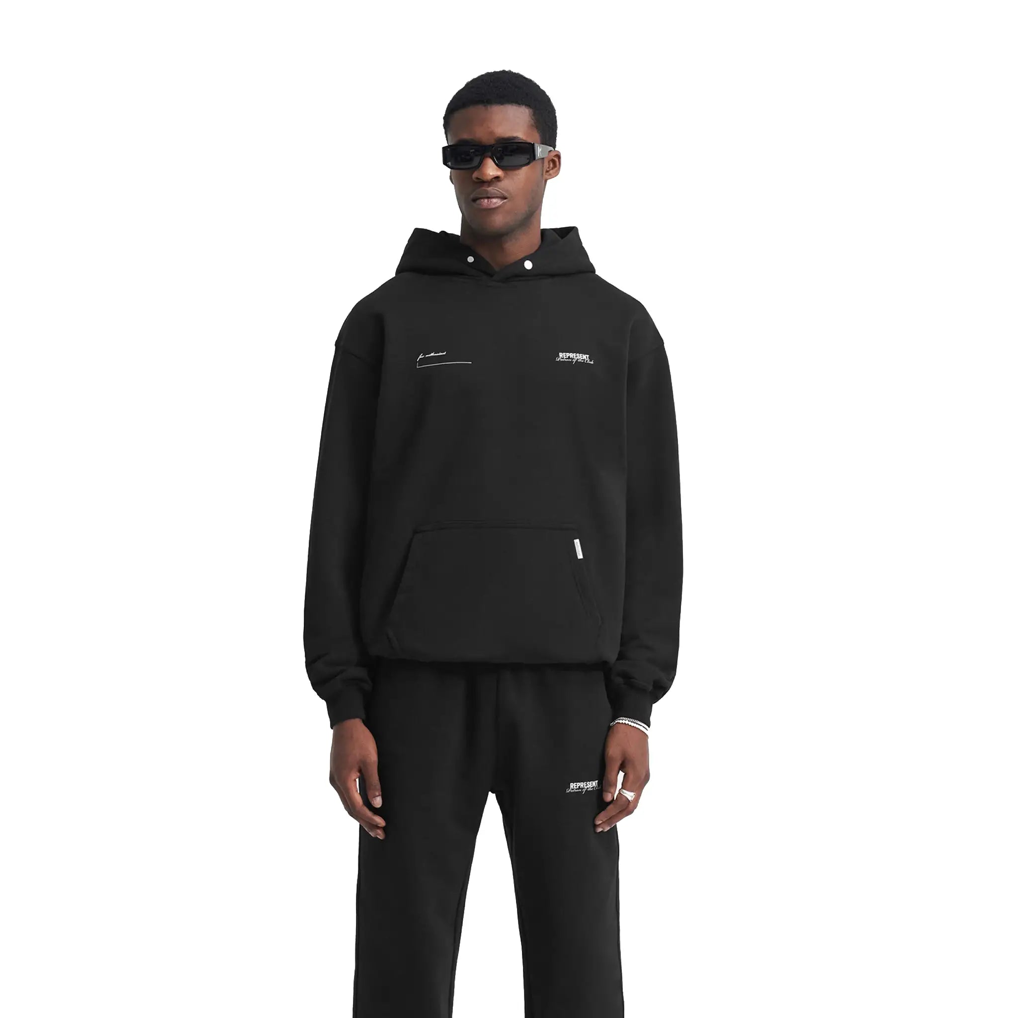 Represent Patron Of The Club Hoodie Black