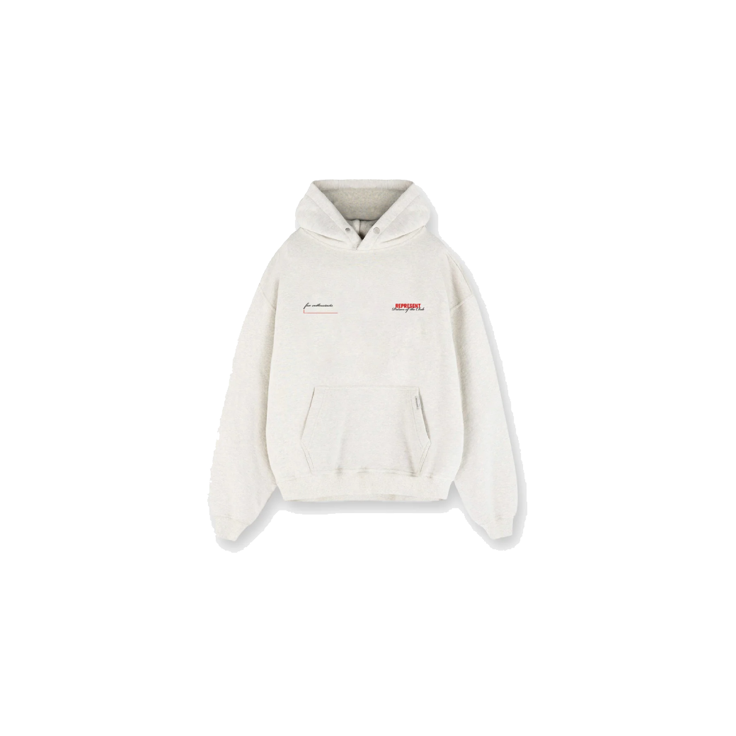Represent Patron Of The Club Hoodie Cream Marl