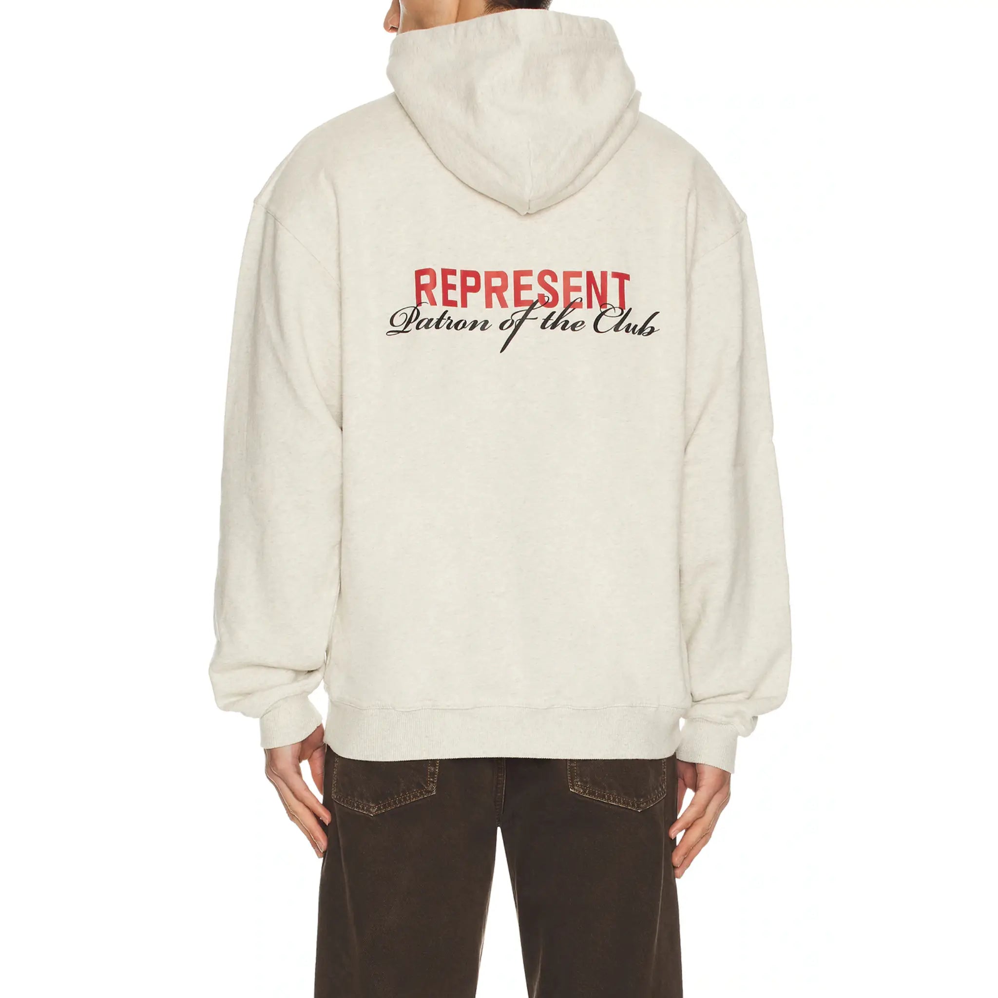 Represent Patron Of The Club Hoodie Cream Marl