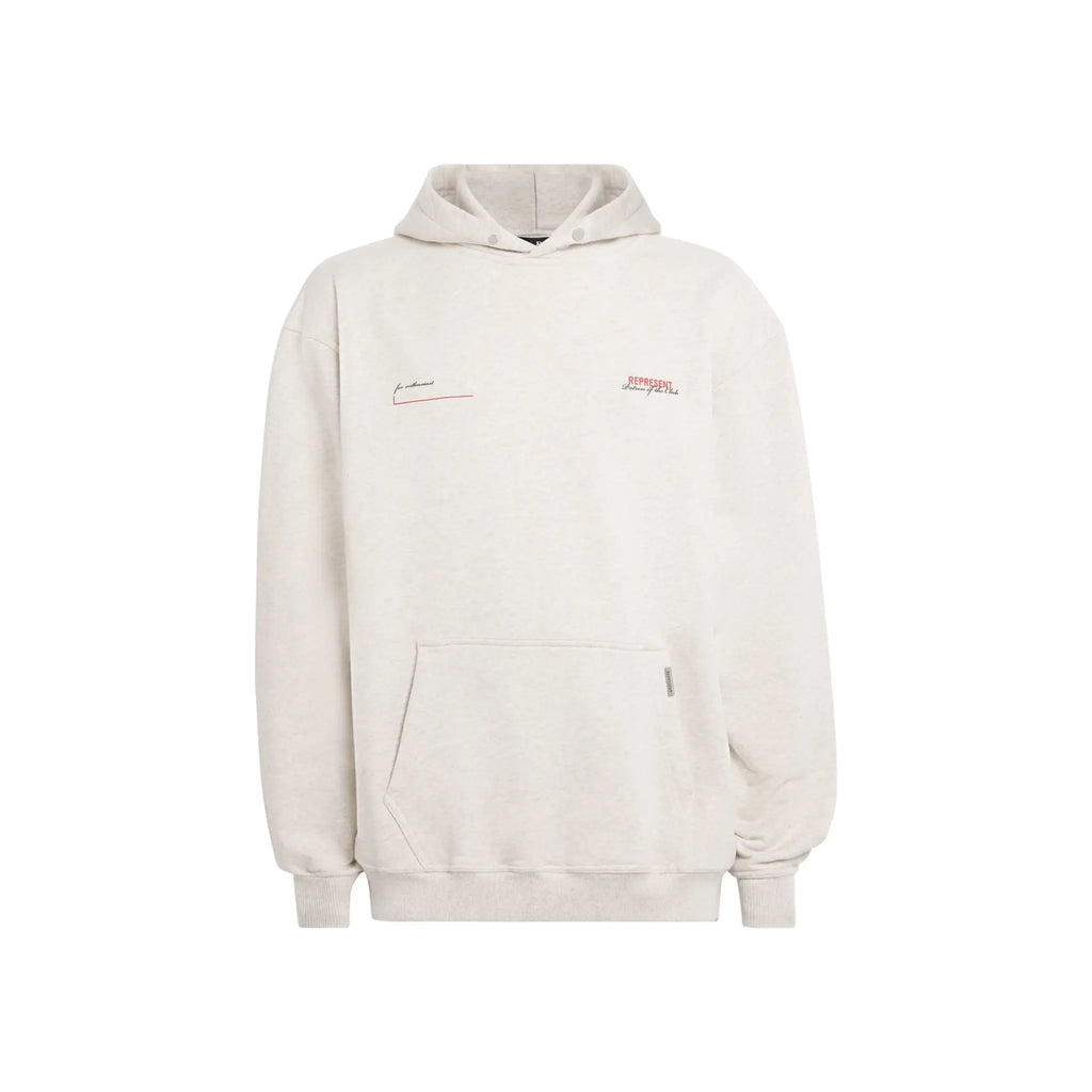 Represent Patron Of The Club Hoodie Cream Marl