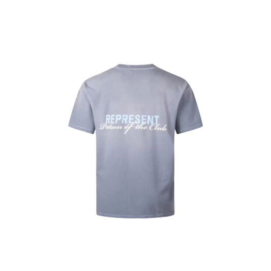 Represent Patron Of The Club Washed Grey T-Shirt