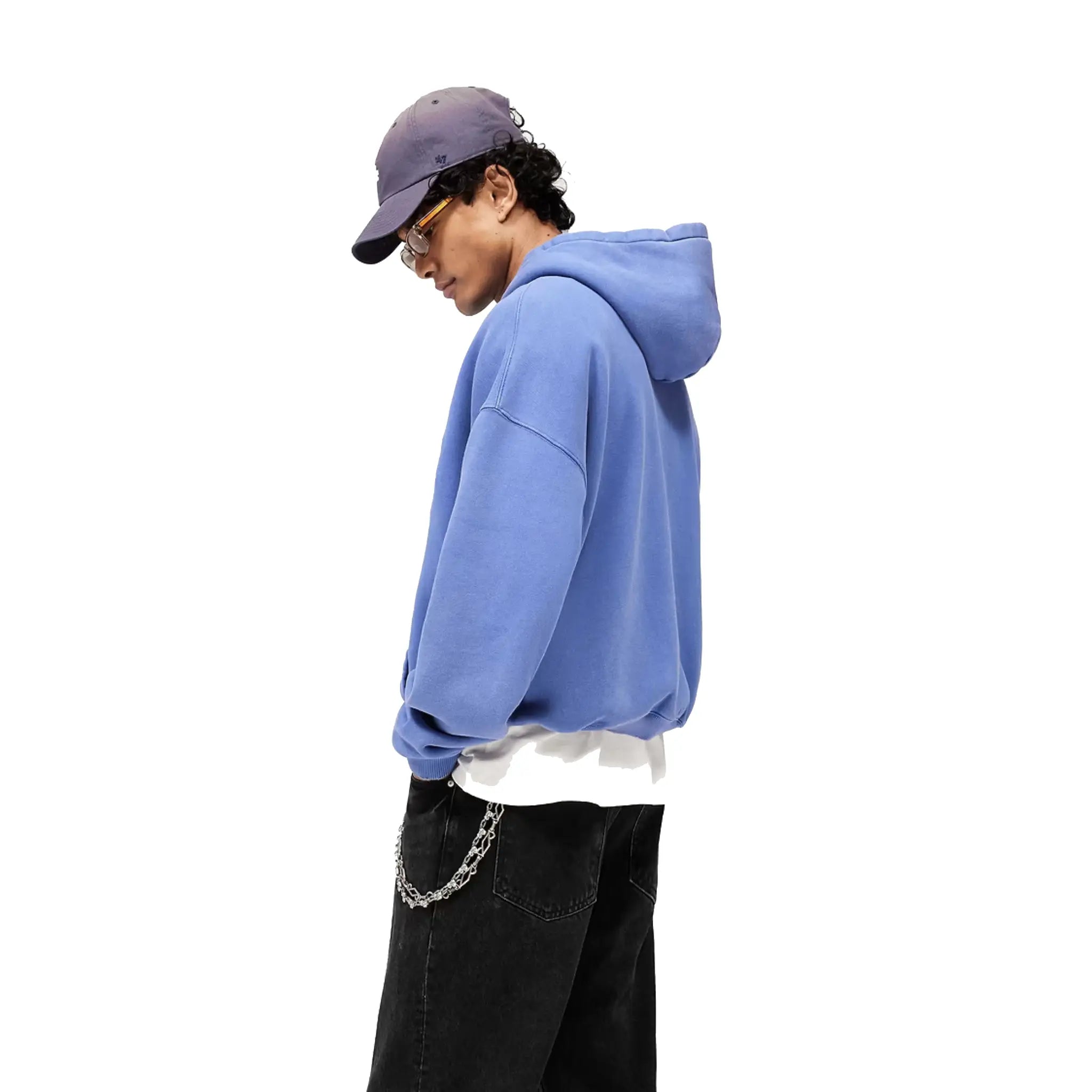 Represent Pegasus Zip Through Hoodie Indigo