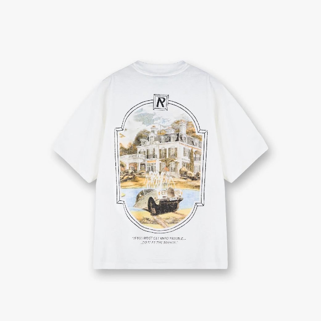 Represent Revere Manor T-Shirt Aged White