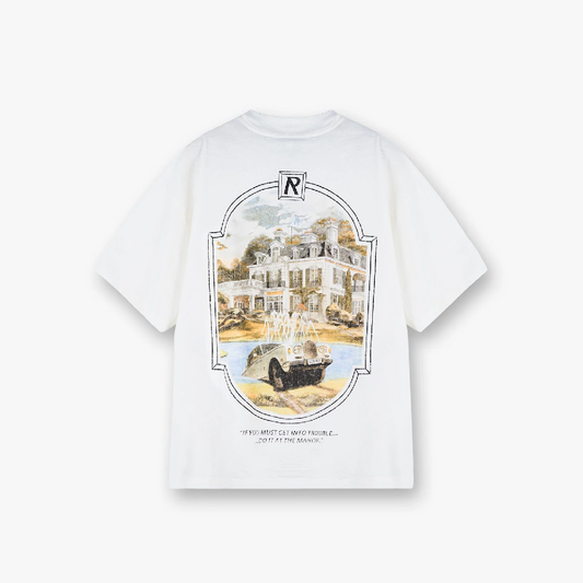 Represent Revere Manor T-Shirt Aged White