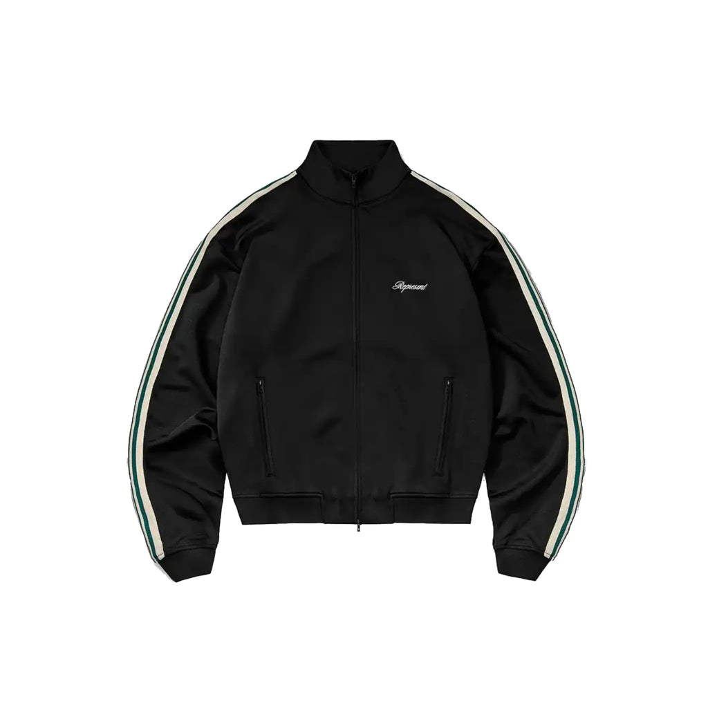 Represent Taped Track Jacket Jet Black
