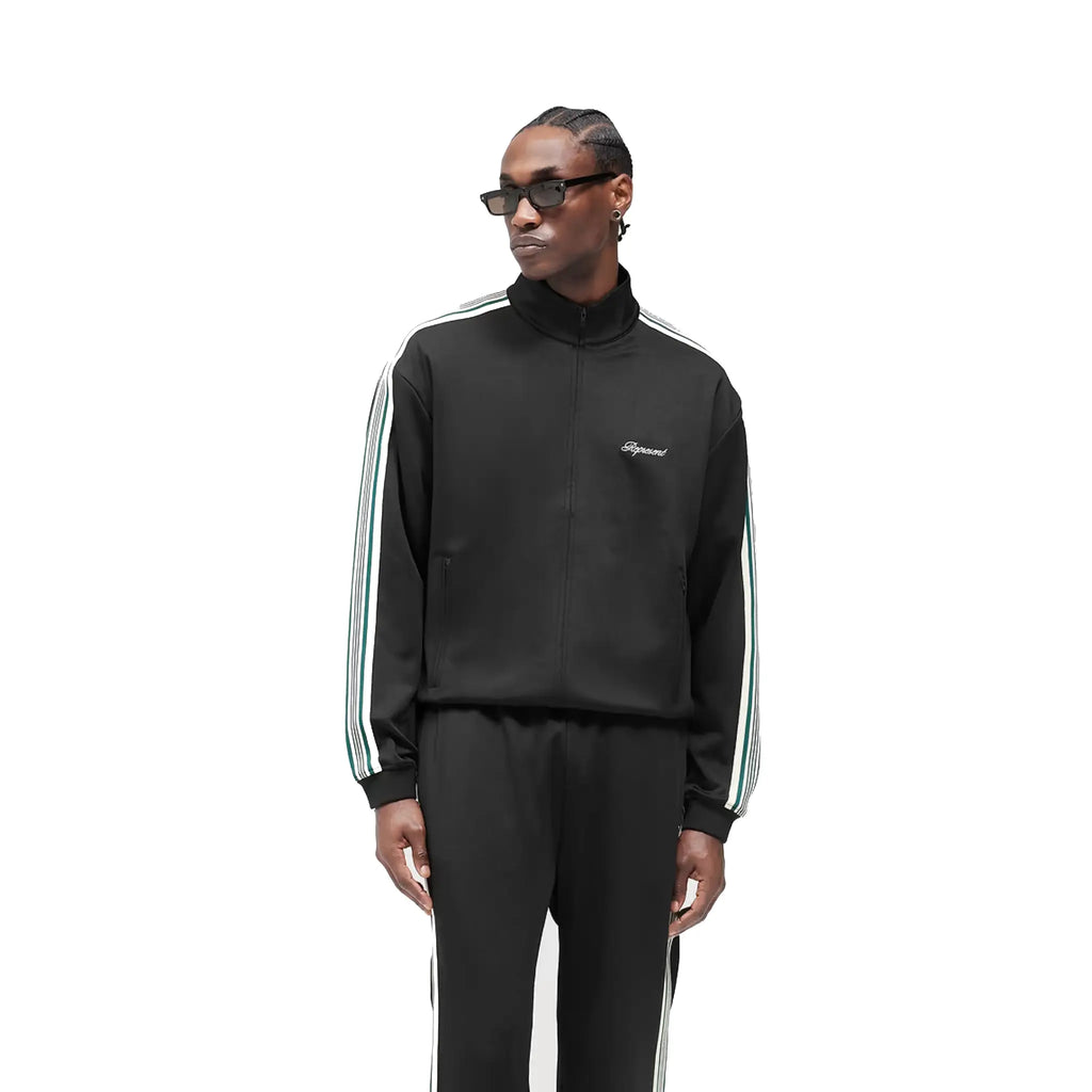 Represent Taped Track Jacket Jet Black