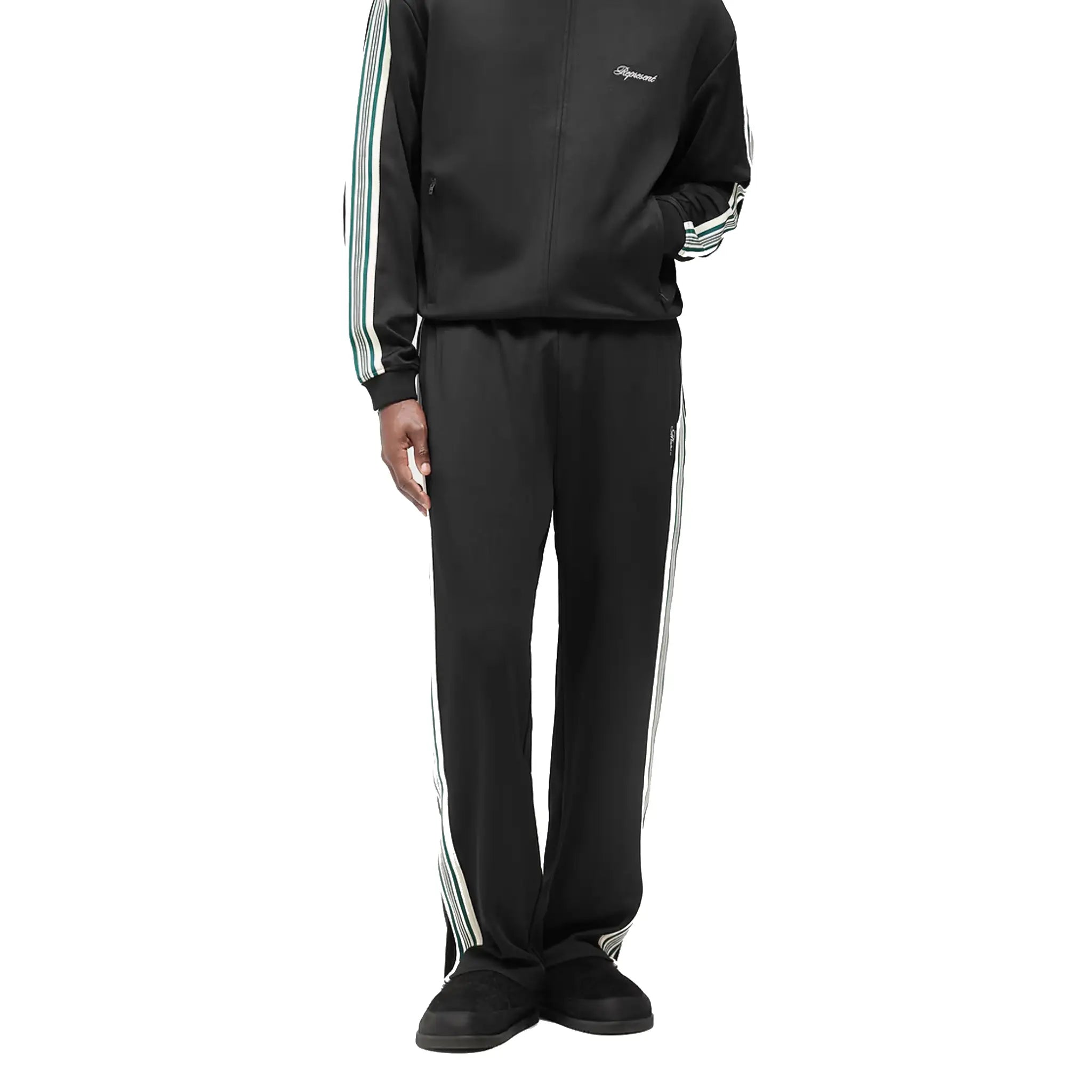 Represent Taped Track Pant Jet Black