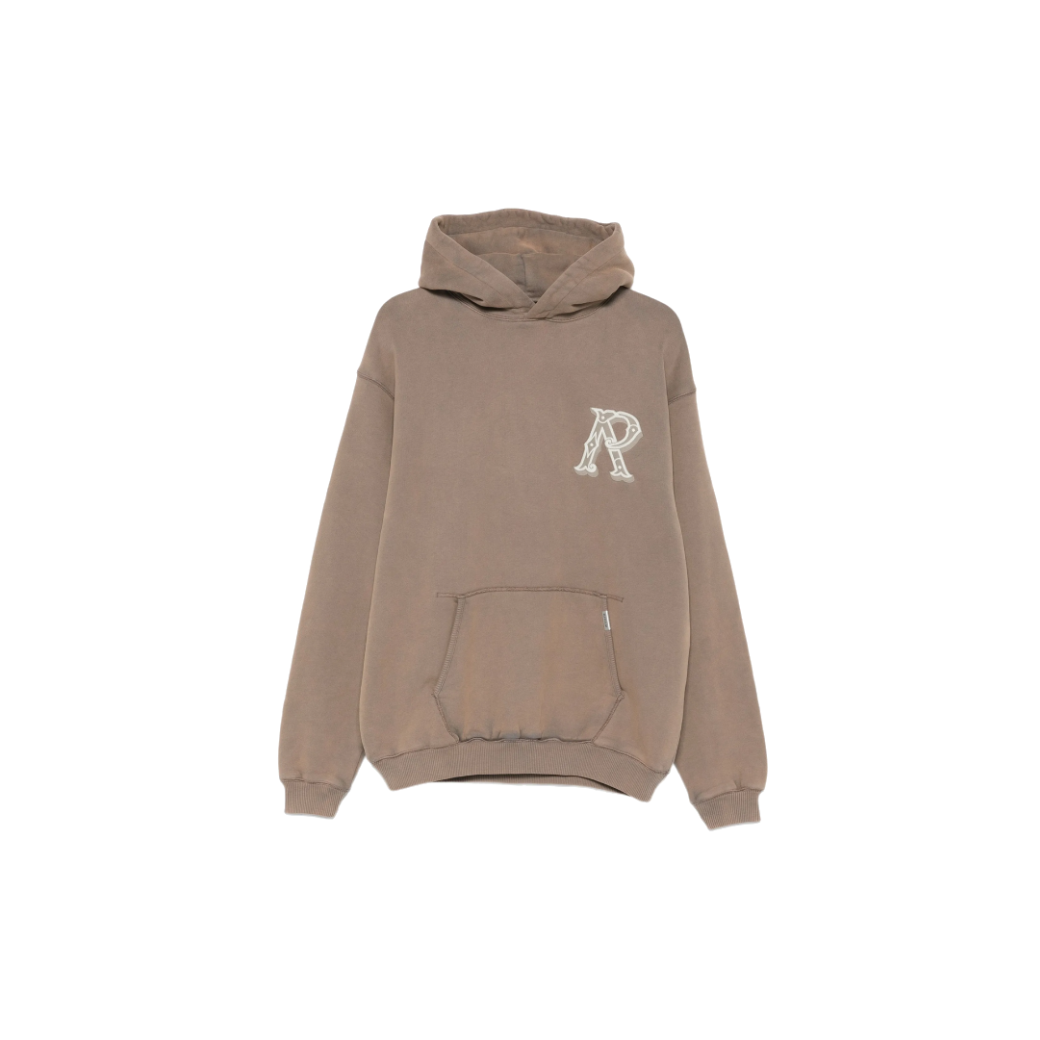 Represent Western Initial Hoodie Dusty Brown