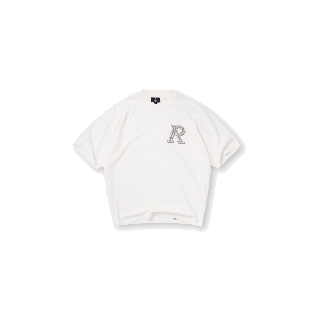 Represent Western Initial T-Shirt Flat White