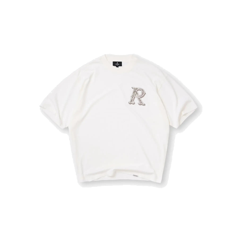 Represent Western Initial T-Shirt Flat White