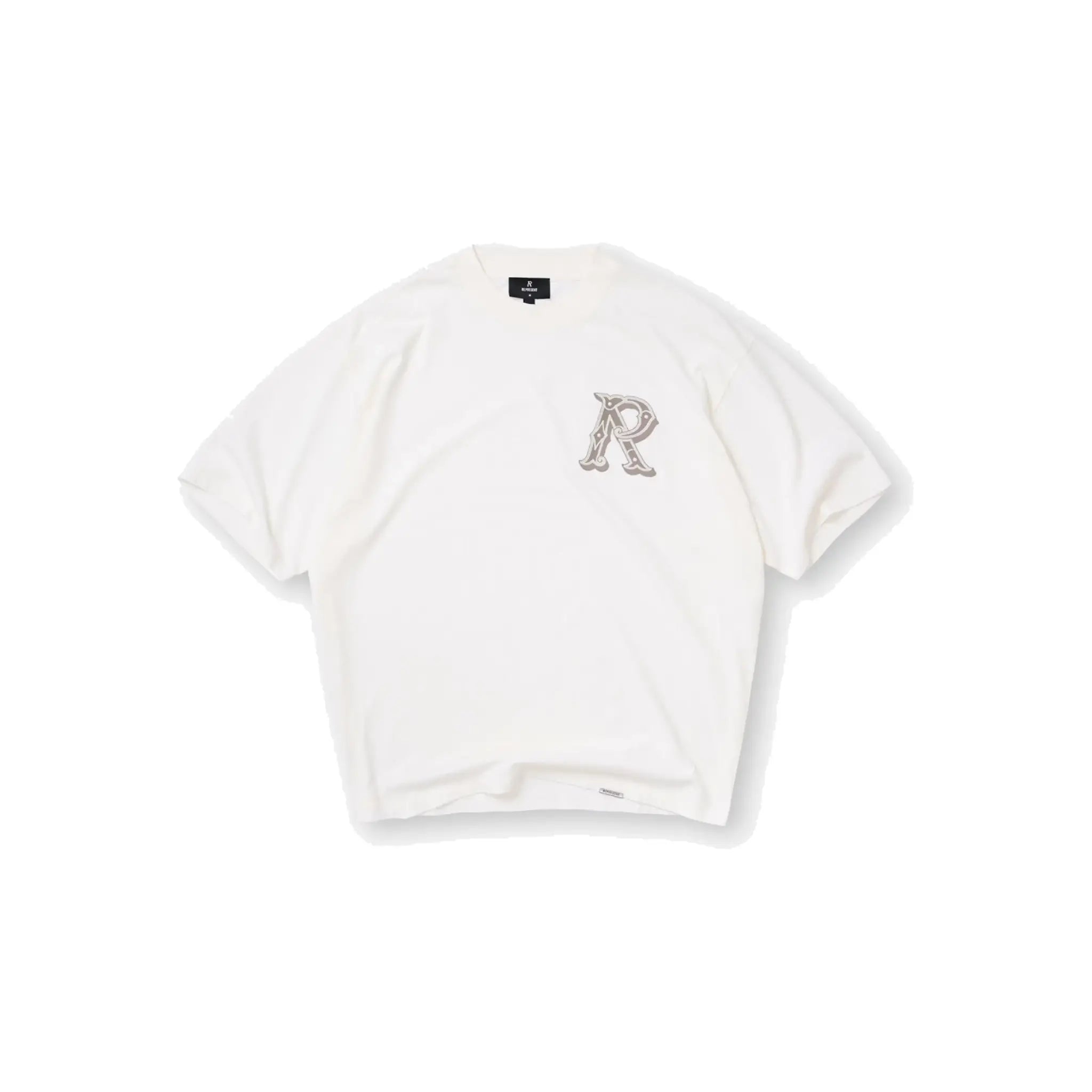 Represent Western Initial T-Shirt Flat White