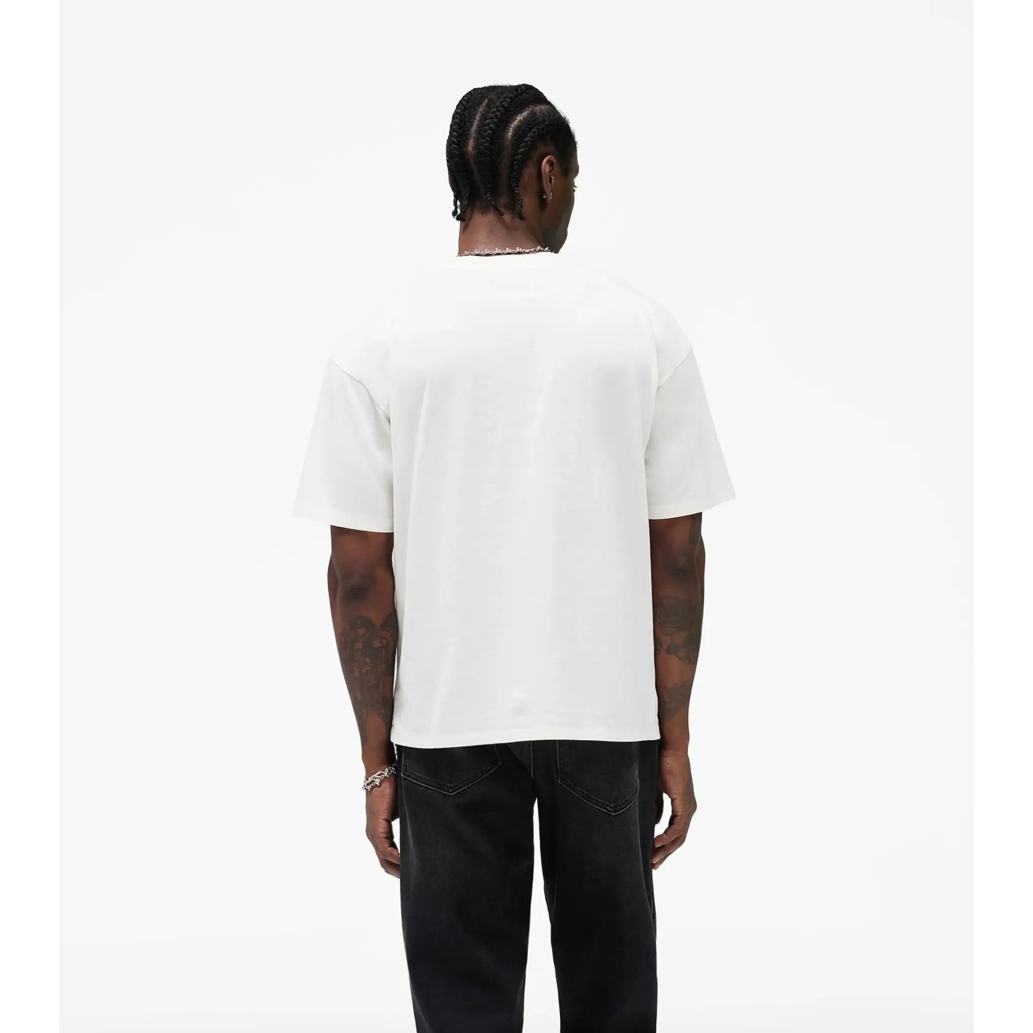 Represent Western Initial T-Shirt Flat White