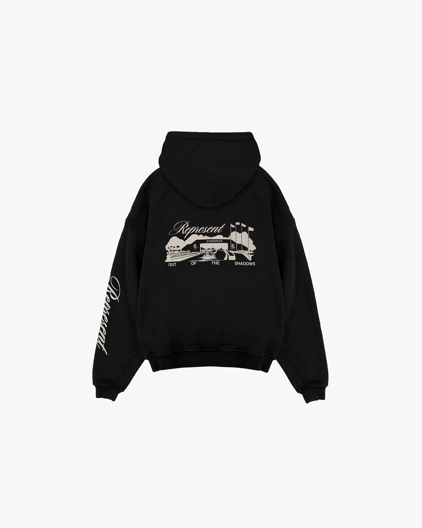 Represent Raceway Jet Black Hoodie
