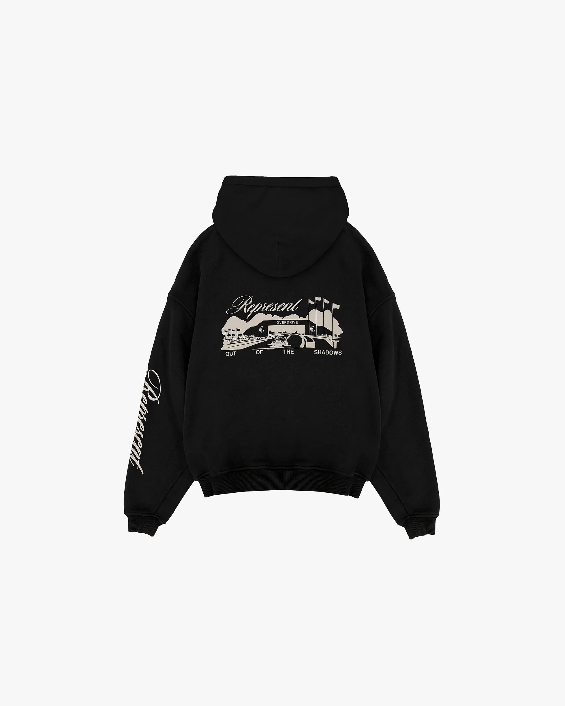 Represent Raceway Jet Black Hoodie