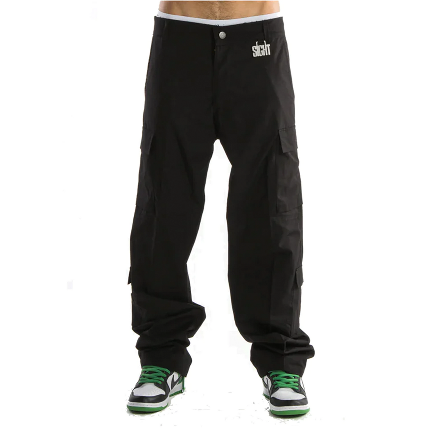 SIGHT Black Ripstop Cargo Pants