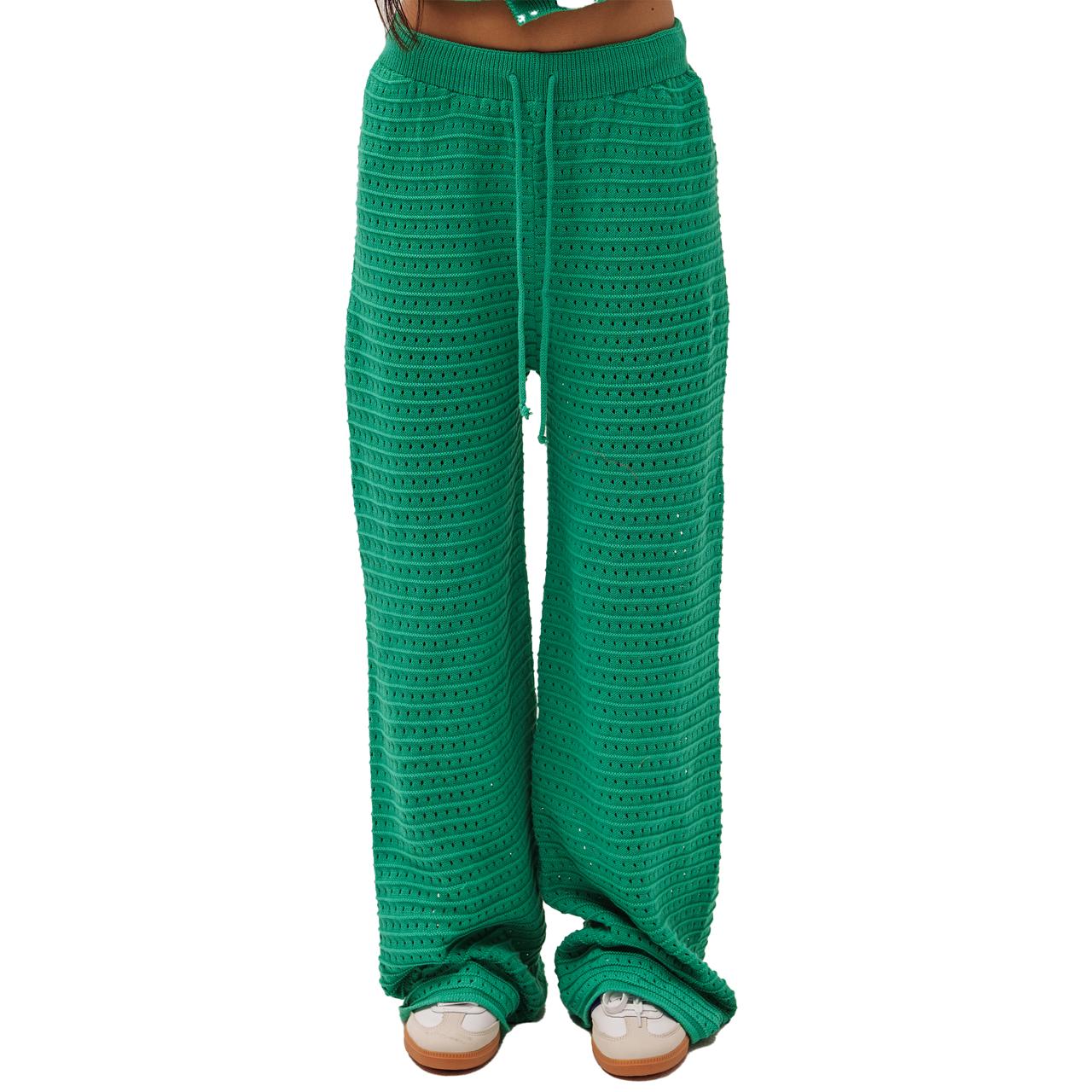 SIGHT Crochet Green Pants