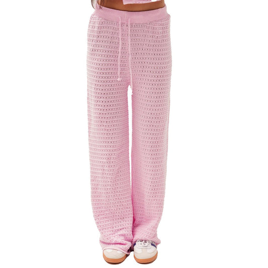 SIGHT Crochet Pink Pants