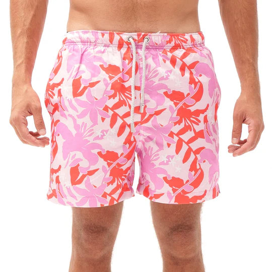 SIGHT Pink Hawaii Swim Shorts