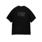 SIGHT X DROP Blue Print Black T-Shirt