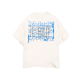 SIGHT X DROP Blue Print White T-Shirt