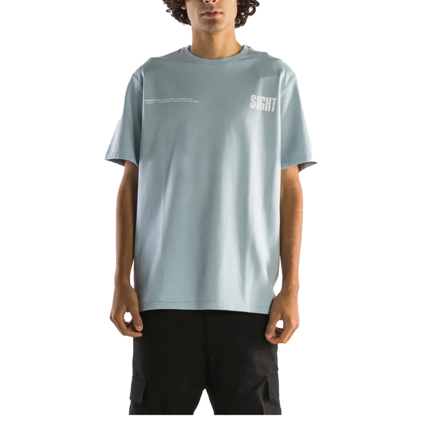 SIGHT "Stamped" Baby Blue T-Shirt