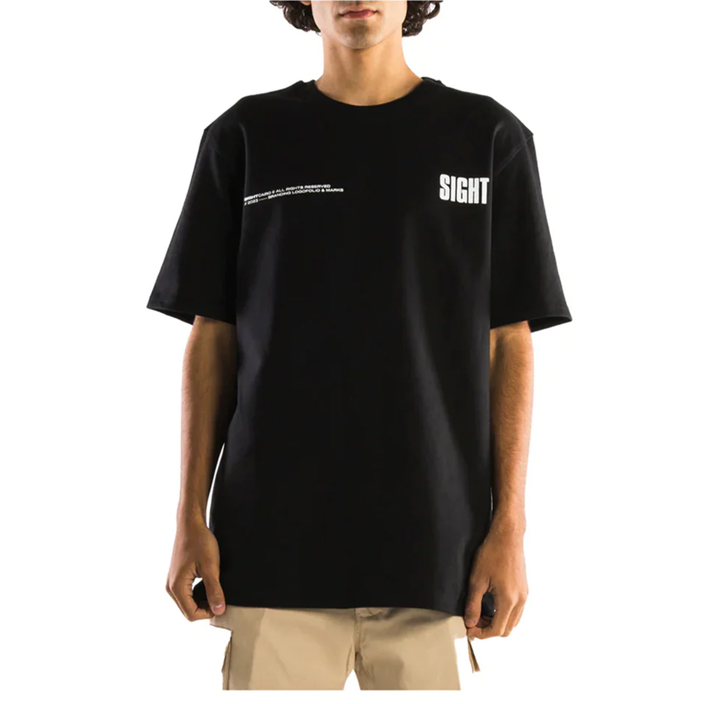 SIGHT "Stamped" Black T-Shirt