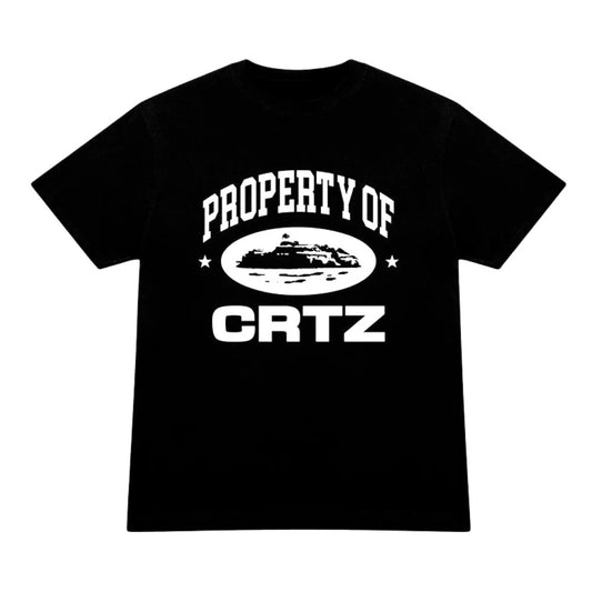 Corteiz Property Of Corteiz Black T-Shirt