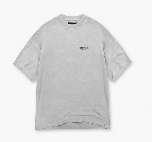 Represent Owners Club T-Shirt Ash Grey/Black