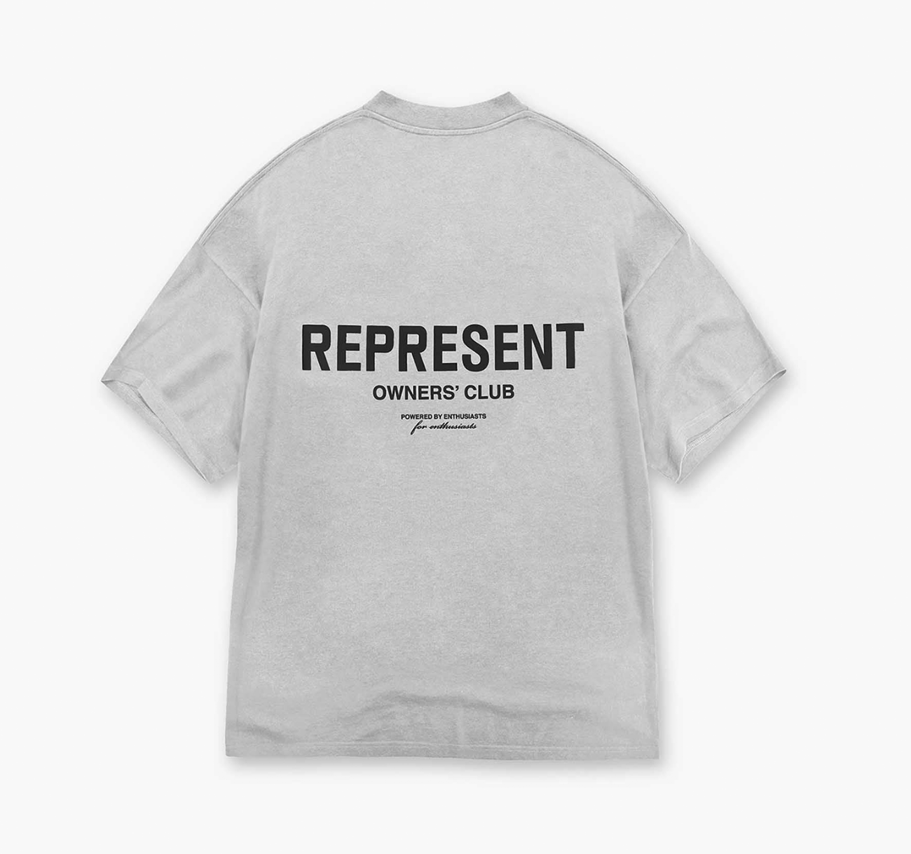 Represent Owners Club T-Shirt Ash Grey/Black