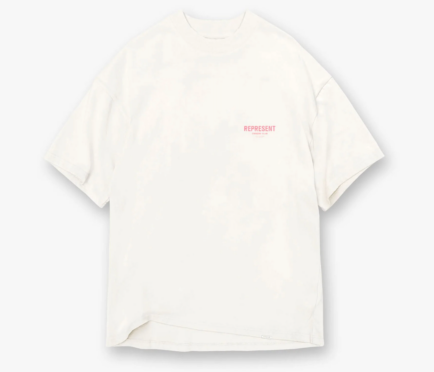 Represent Owners Club T-Shirt White & Bubblegum Pink